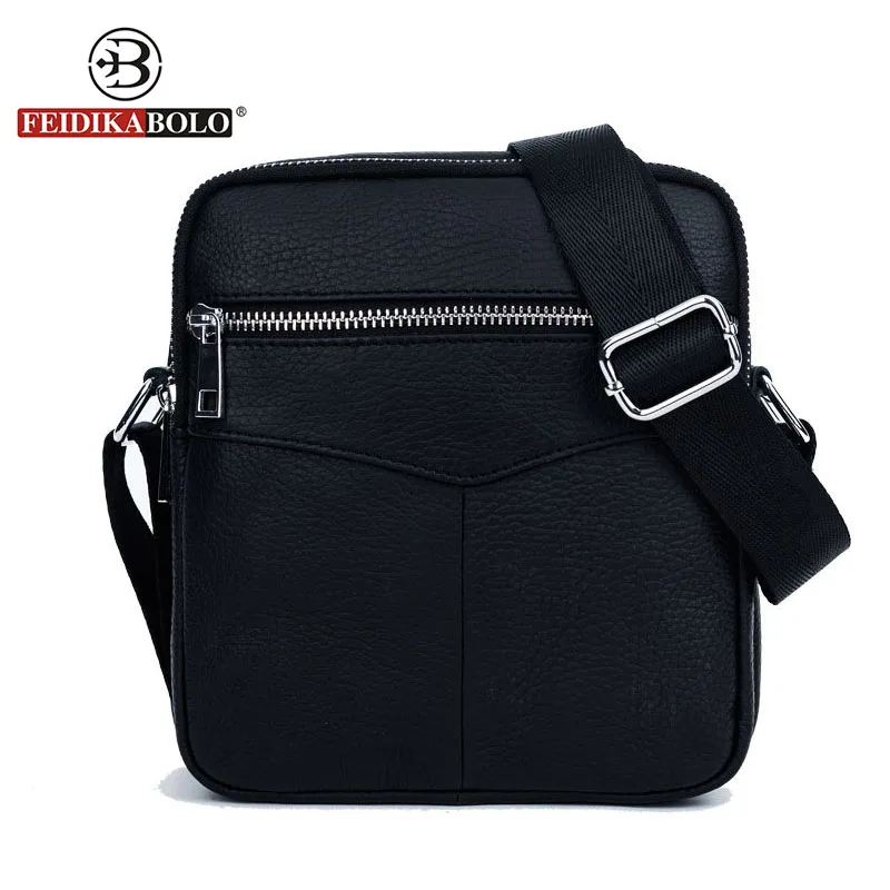 

FEIDIKA BOLO Brand Men Shoulder Bags Messenger Sling Bag Genuine Leather Bag Man Satchels Handbags Designer Men Crossbody Bags