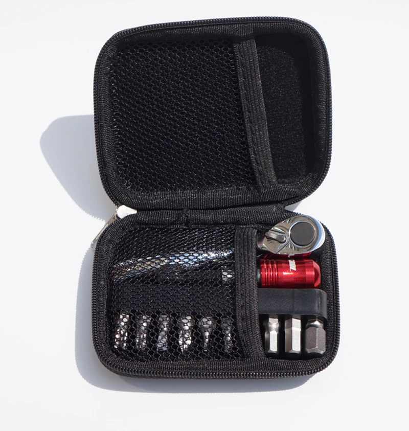 Sale Bicycle Tool Mini Ratchet Pouch set 2/3/4/5/6/8mm&T25/T30/SL4/PH1 1