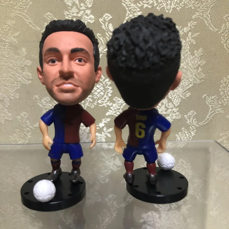 Soccerwe высота 6 5 см футбол мультфильм звезда куклы нация Аргентина 10 # Lionel Messi