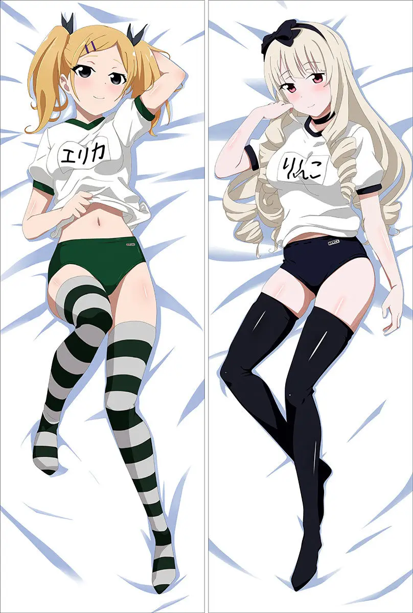 

Free Shipping Anime Dakimakura hugging pillow case SM1488e-- SHIROBAKO