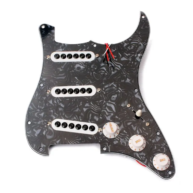 

Prewired Guitar Pickguard SSS Pickup Circuit For FD ST