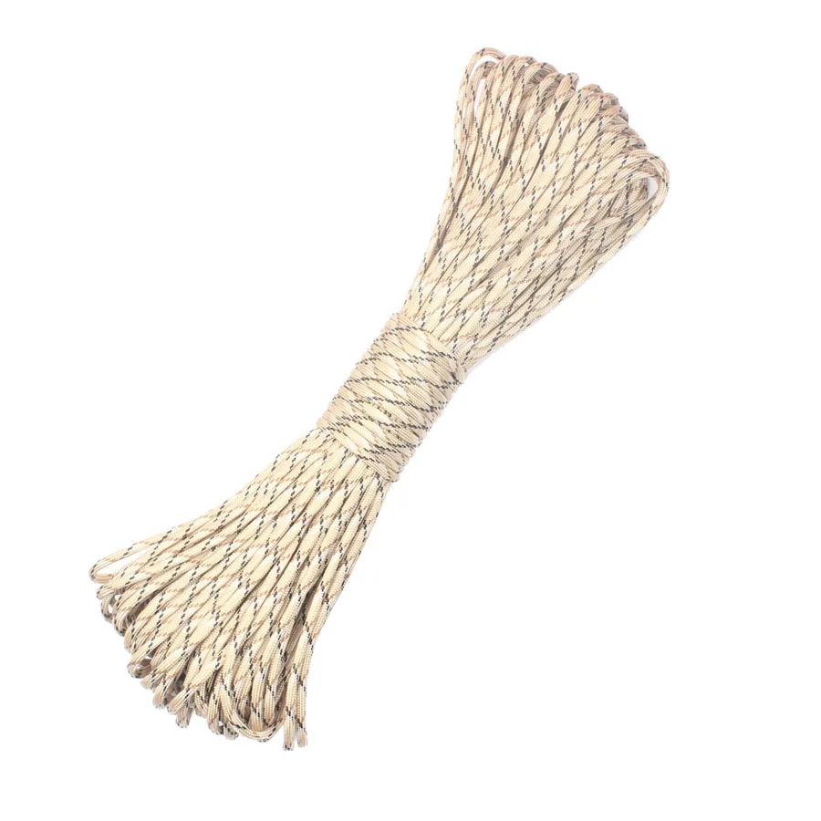 GEGEDA  9 Strand paracord 100FT 31M Mil Spec Type III 550 Paracord Parachute Cord camping survival