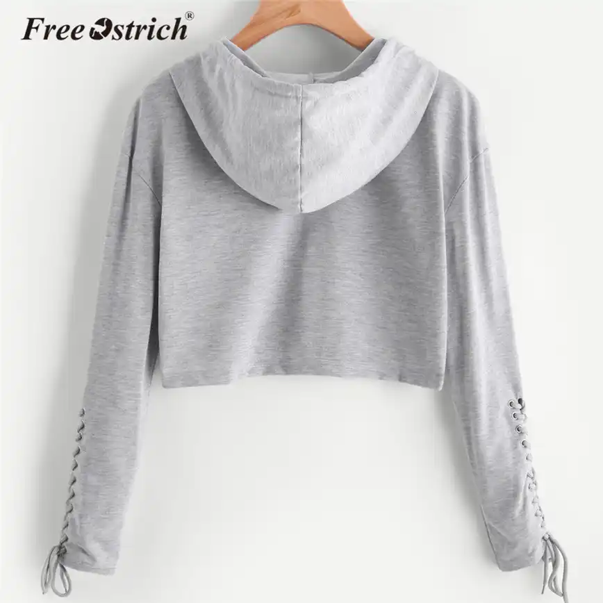 Bezpłatne struś bluza bluzy z długim rękawem Sudadera Mujer Jumper kobiety odzież bluza Tumblr sweter Crop Top No13 Bezpłatne struś bluza bluzy z długim rękawem Sudadera Mujer Jumper kobiety odzież bluza Tumblr sweter Crop Top No13