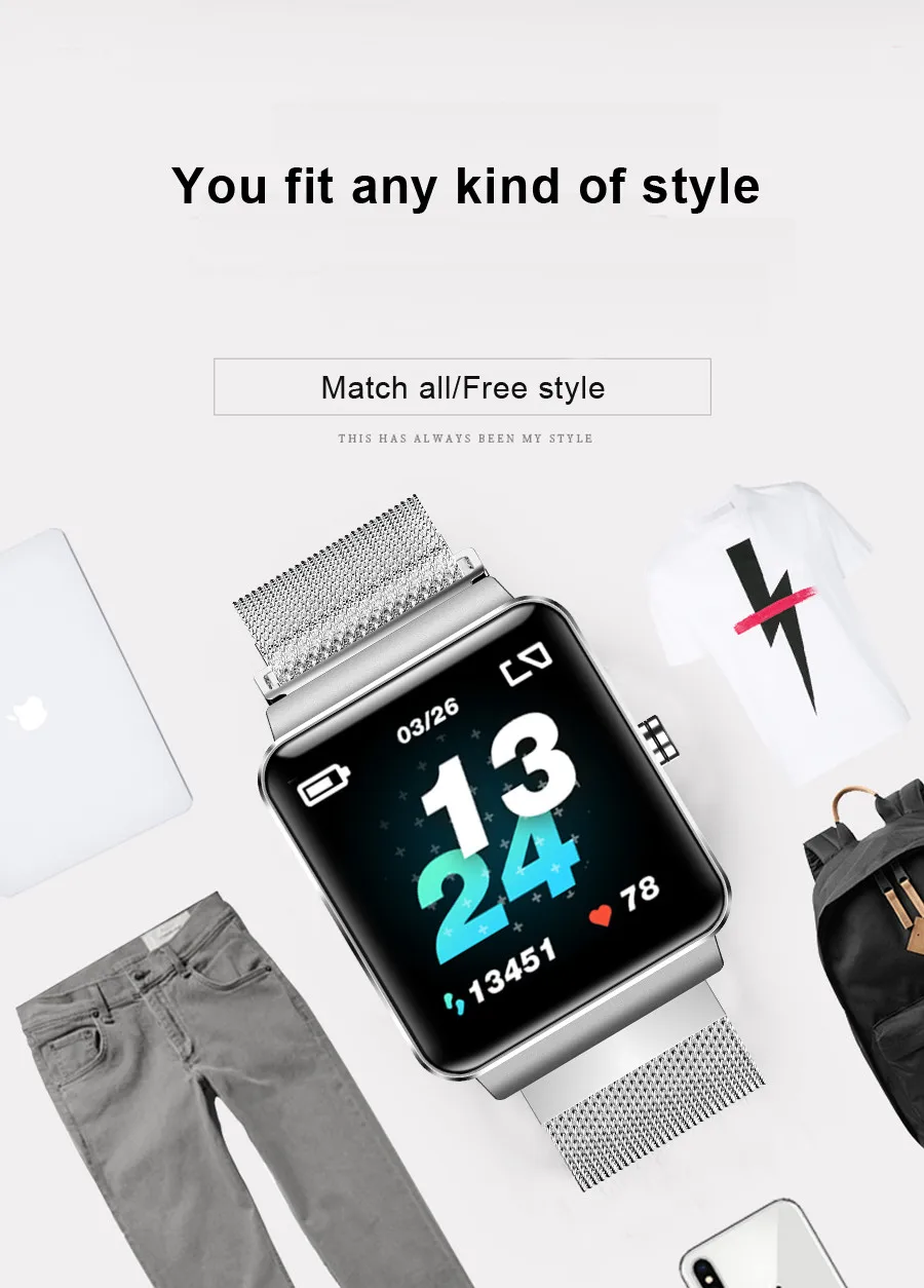 

2019 New H10 Smart Watch Waterproof Multi Function Pedometer Blood Pressure Heart Rate Smart sports watch hot sale dropshipping