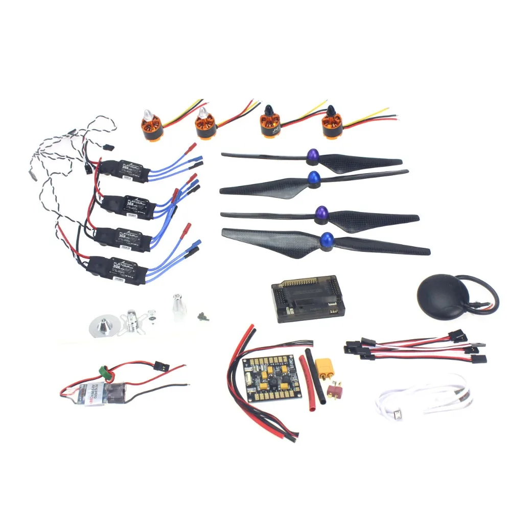  GPS APM2.8 Flight Control 30A ESC BEC 920KV Brushless Motor 9450 Propeller für DIY GPS Drone F15843
