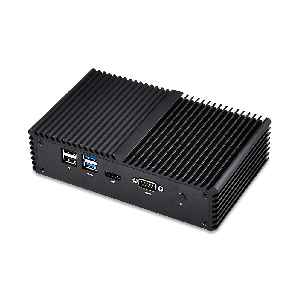 Мини ПК Qotom 6 Intel LAN Core i5 i7 AES NI маршрутизатор мини компьютер linux Ubuntu микро 7200U Q555G6