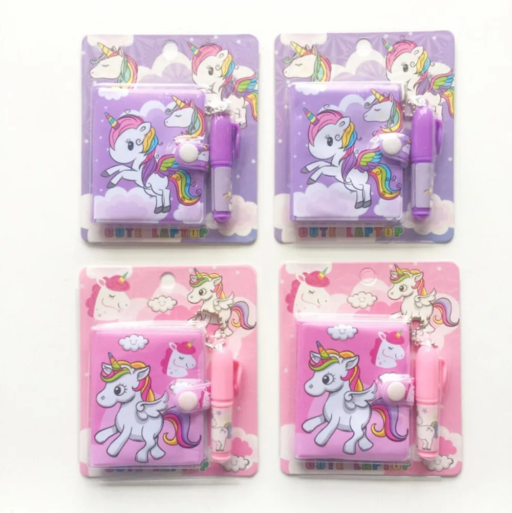 

Lovely Flamingo Unicorn Family With Ballpoint Pen Notepad Diary Book Exercise Book Escolar Papelaria School Office Supply
