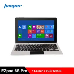 Jumper EZpad 6 S Pro ноутбук 11,6 дюймов Apollo Lake N3450 четырехъядерный 1,10-2,20 ГГц 6 ГБ оперативной памяти 128 ГБ rom планшетный ПК WiFi Bluetooth планшеты