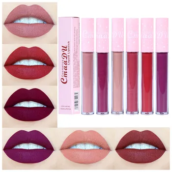 

Sexy Lipgloss Lipstick Lips Make Up Waterproof Nude Lipsticks Long Lasting Liquid Matte Lipsticks Kit Lip Gloss Cosmetics Makeup