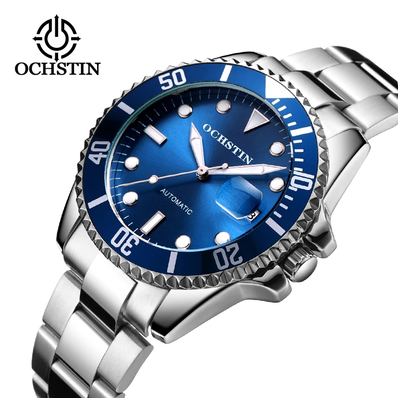 2019 OCHSTIN أعلى العلامة التجارية الرجال الميكانيكية ووتش التلقائي الأزياء الفاخرة الفولاذ المقاوم للصدأ الذكور ساعة Relogio Masculino