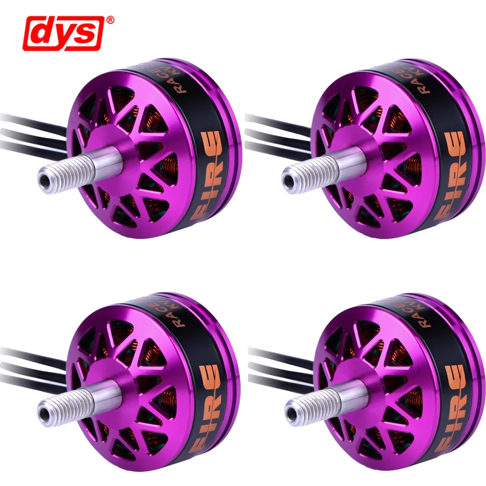 4 шт./лот DYS огонь 2206 2100KV 2300KV 2600KV 2-4S бесщеточный двигатель 2 CW/2 CCW для 200 210 220 280 FPV Racing