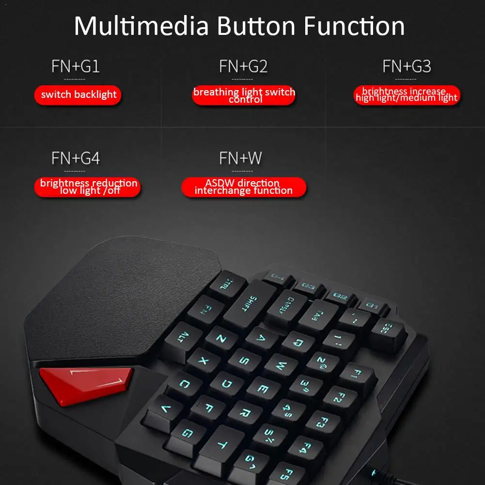 Игровая клавиатура мини колпачки для механической клавиатуры K108 ноутбука ПК