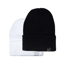 20 шт./лот SINGYOU Для женщин зимняя вязаная шапка мода металлическое кольцо Повседневное Кепки зимние шапочки Skullies; Gorro Кепки s