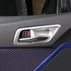 Pour Toyota C-HR CHR 2016 2017 2022 fibre de carbone intérieur porte poignée bol couvercle garniture attraper cadre cadre cadre moulage garniture ► Photo 3/6