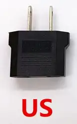 Universal Travel Power Adapter Plug - US to EU Converter Socket, European Outlet Adapter (US)