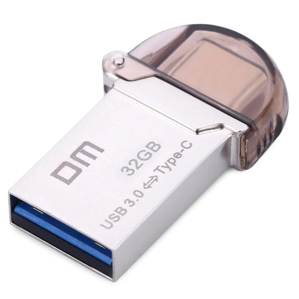 DM PD019 32GB USB3.0 Metal Flash Pendrive Micro USB OTG Type C 3.1