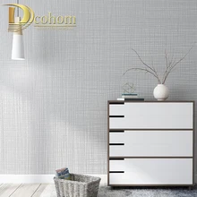 Простая текстурированная настенная бумага в рулоне с эффектом грасклота, современная простая настенная бумага для спальни, гостиной, домашнего декора, серый, розовый