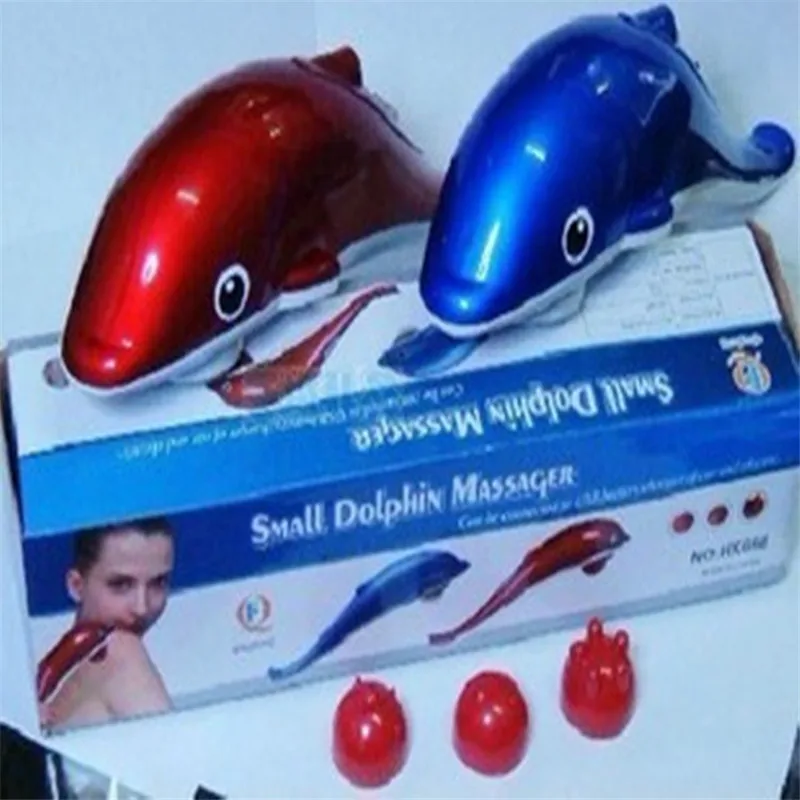 Hot Sale Small Dolphins Triple Massager USB Electric Neck Massage