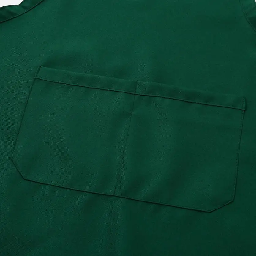 2018 новый простой унисекс кухонный фартук для работы с питанием Tabard двойным