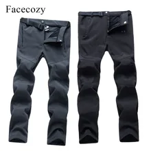 Facecozy зимние мужские и женские флисовые штаны больших размеров, теплые флисовые штаны для походов и кемпинга, ветрозащитные спортивные штаны