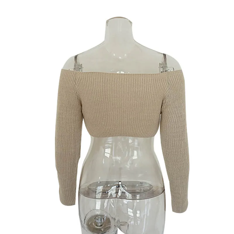 Women-Sexy-Off-Shoulder-High-Waist-Short-Crop-Sweaters-Long-sleeve-Pullovers-Classic-Loose-Knitting-Thick-Line-Short-Sweater-TP0022 (3)