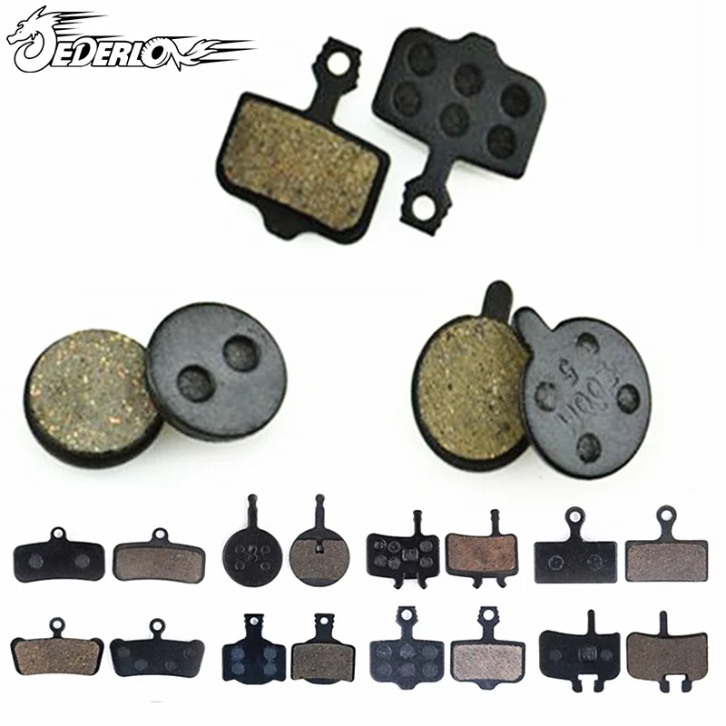 4 Pair Resin MTB Bicycle Bike Cycling Disc Brake Pads Resin brake pads