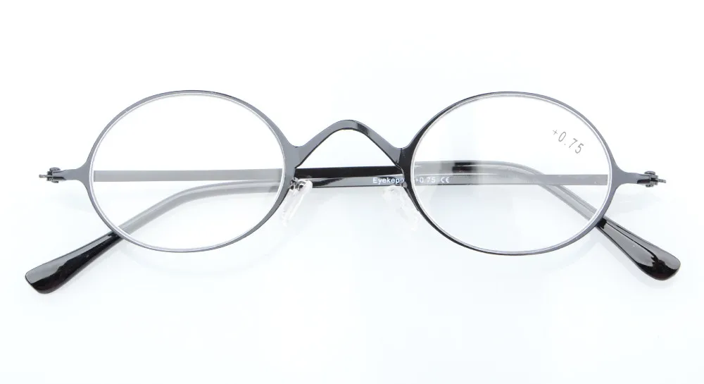 R15024 очки для чтения из нержавеющей стали в винтажном стиле+ 0,00-+ 4,00