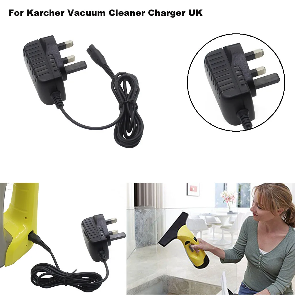 Vacuum Cleaner Adapter For Karcher WV50 WV55 WV60 WV70 WV75 &amp WV2 WV5 Window Vac Plug Battery Charger AU EU UK US G10 | Электроника