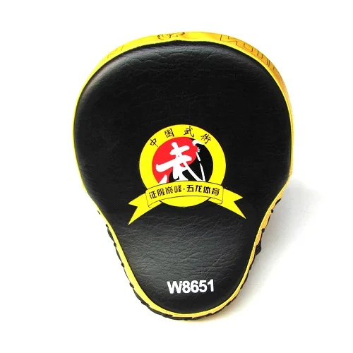 1 шт. ручная мишень MMA Focus Punch Pad боксерские тренировочные перчатки Каратэ Муай Тай кик бои кунг-фу аксессуары для таэквондо - Цвет: Цвет: желтый