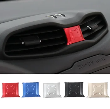 

Newest Center Air Vent Trim Cover Interior Accessories Parts Red Blue Gold Black Silver ABS For Jeep Renegade Free Shipping
