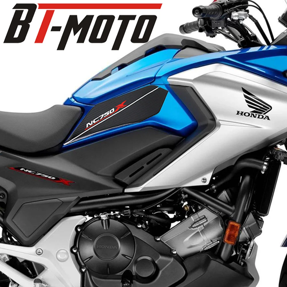 

3D Fiber Sticker Motorcycle Accessories Tank Decal Protector Pad Set Sets For HONDA NC750X NC 750X NC700 2014-2019 2018 17 16 15