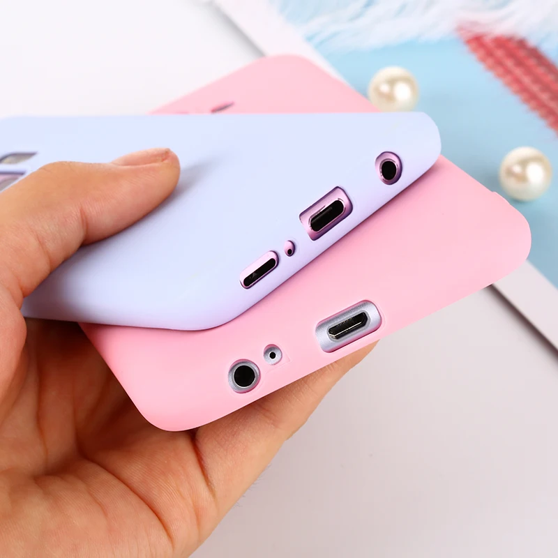 

Cases For Samsung Galaxy A7 J4 J6 Plus J8 A6 A8 2018 S9 S8 Plus Note 9 8 A3 A5 A7 J3 J5 J7 2017 S7 Edge Soft Macaron Color Cover