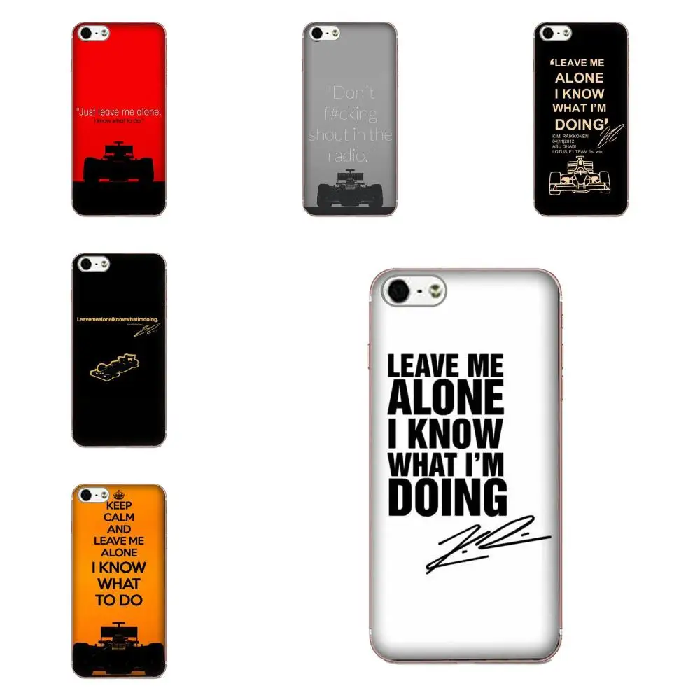 Kimi Raikkonen Just Leave Me Alone For LG Nexus 5 5X G2 G3 mini spirit G4 G5 G6 K4 K7 K8 K10 2017 V10 V20 V30 Stylus | Мобильные