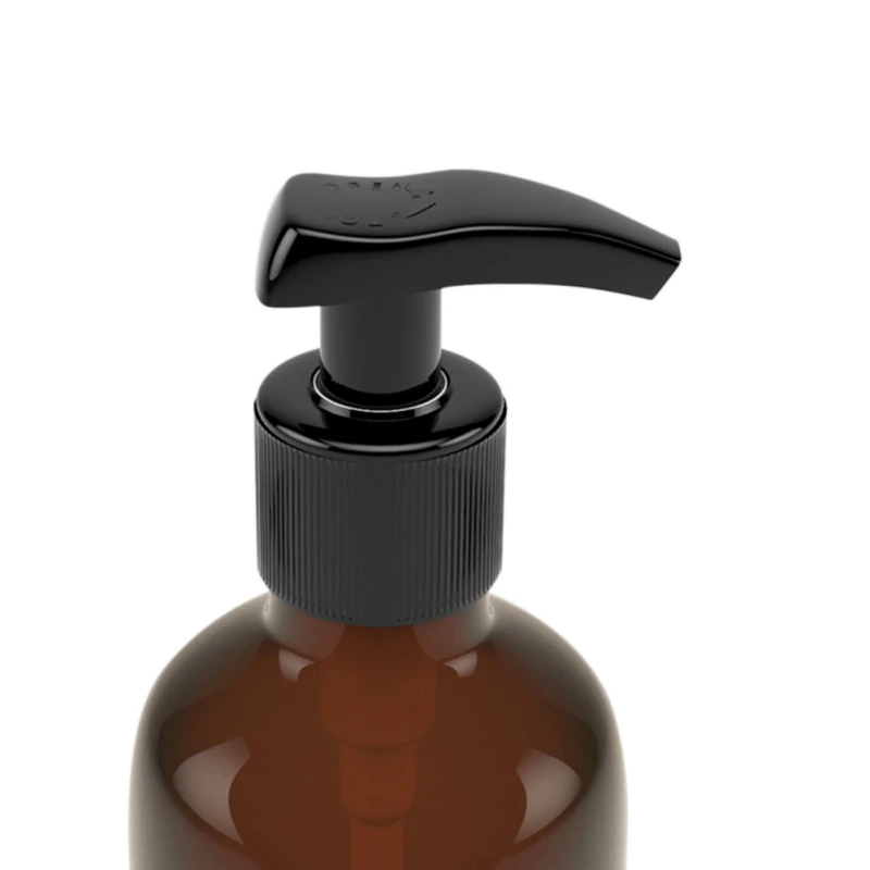 

500ml Succinct Nordic Style Brown Dark Green Travel Plastic Storage Bottle Bath Shampoo Storage Bottle Liquid Lotion Bottle