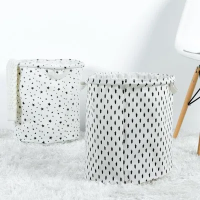 المنزل تخزين سلة الغسيل سلة مطوية القطن للماء الغسيل لعبة instoragebarrels الحمام تخزين مربع 35*44 سنتيمتر