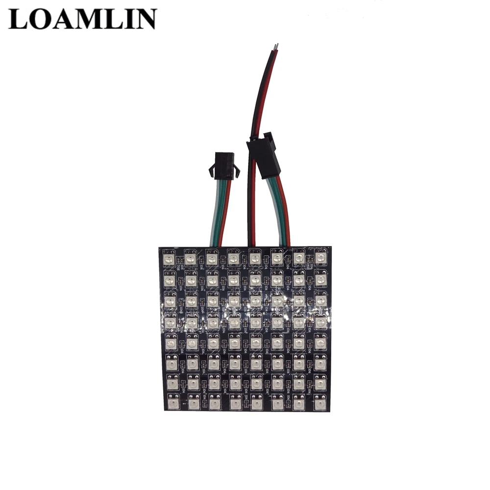 Цифровая Гибкая Светодиодная панель WS2812B 8*8 16*16 8*32 Pxiels WS2812 индивидуально