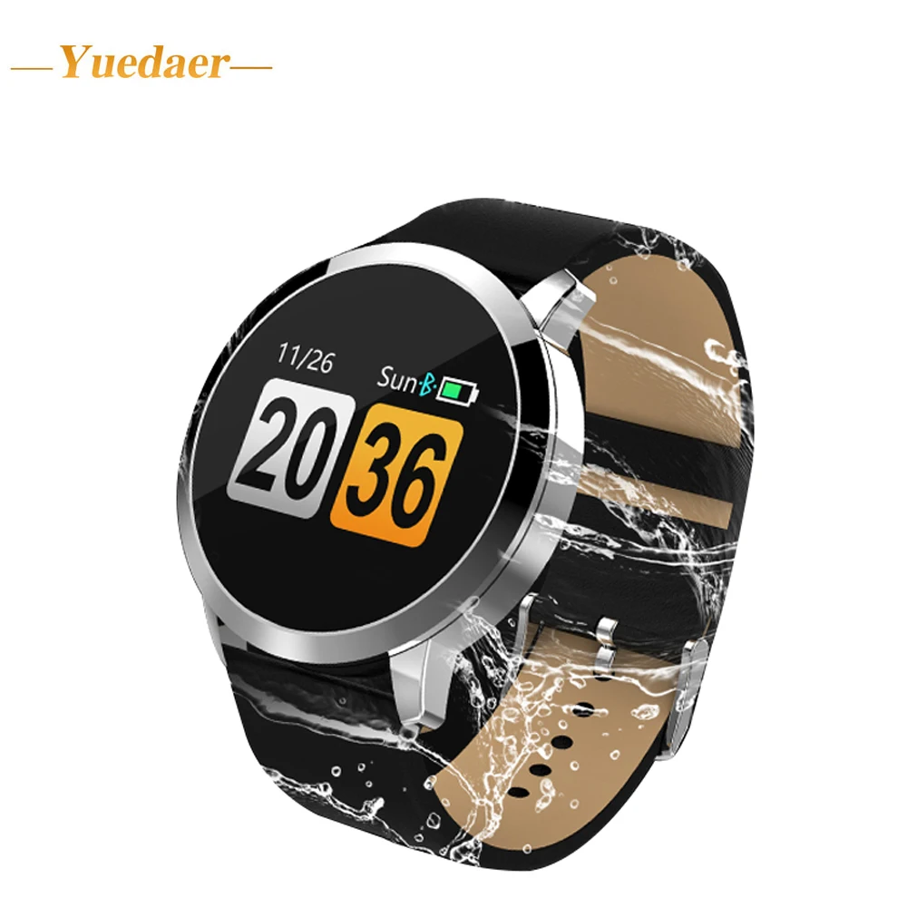 

Yuedaer Q8 Smart Watch 0.95"OLED Color Screen Smartwatch Men Fitness Tracker Blood Pressure Blood Oxygen Heart Rate Monitor