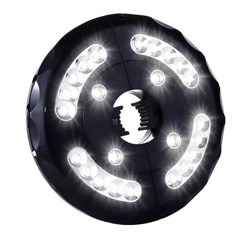 

24Led 200 Lumens Outdoor Cordless Patio Umbrella Pole Light Garden Portable Camping Tent Lamp Emergency Light With Hooks