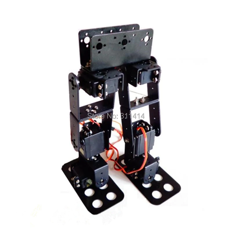 

1set 6 DOF Biped Walking Humanoid Robot Servo Bracket Mechanical Arm For Robot Arduino DIY