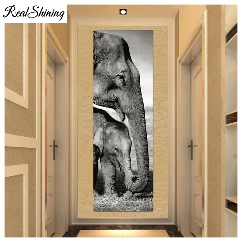 Abstract Africa Elephant Son Love999