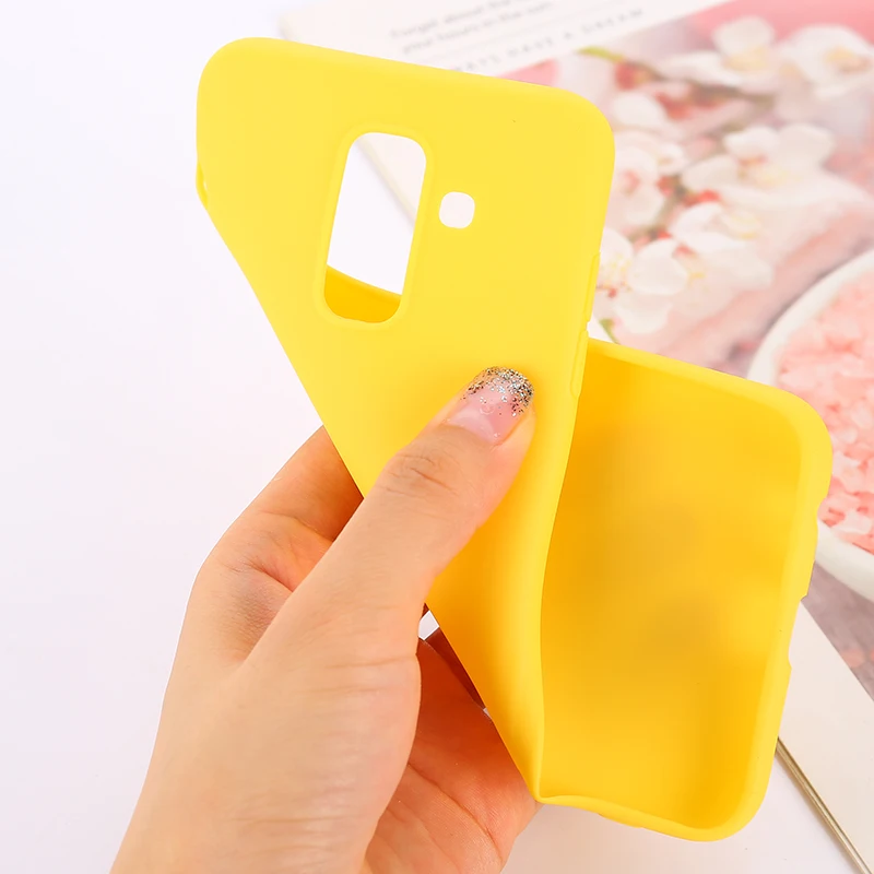 Candy Macaron Color Case For Samsung Galaxy A50 A70 A5 2017 J4 J6 Plus J8 A8 A6 A7 2018 S8 S9 S10 Plus S10E Note9 M20 Soft Cover