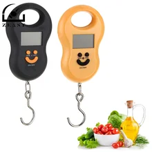 Мини-50 кг/5 г Портативный ЖК-дисплей Дисплей Чемодан Рыбалка Крюк Электронные Вес цифровой Весы для карман весом висит весы