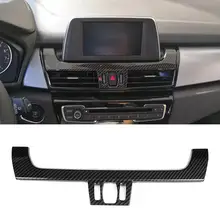 Painel de Controle de Navegação Interior do carro Guarnição Capa para BMW Série 2 F45 F46 218i 220i 2015-2017 ABS Car acessórios