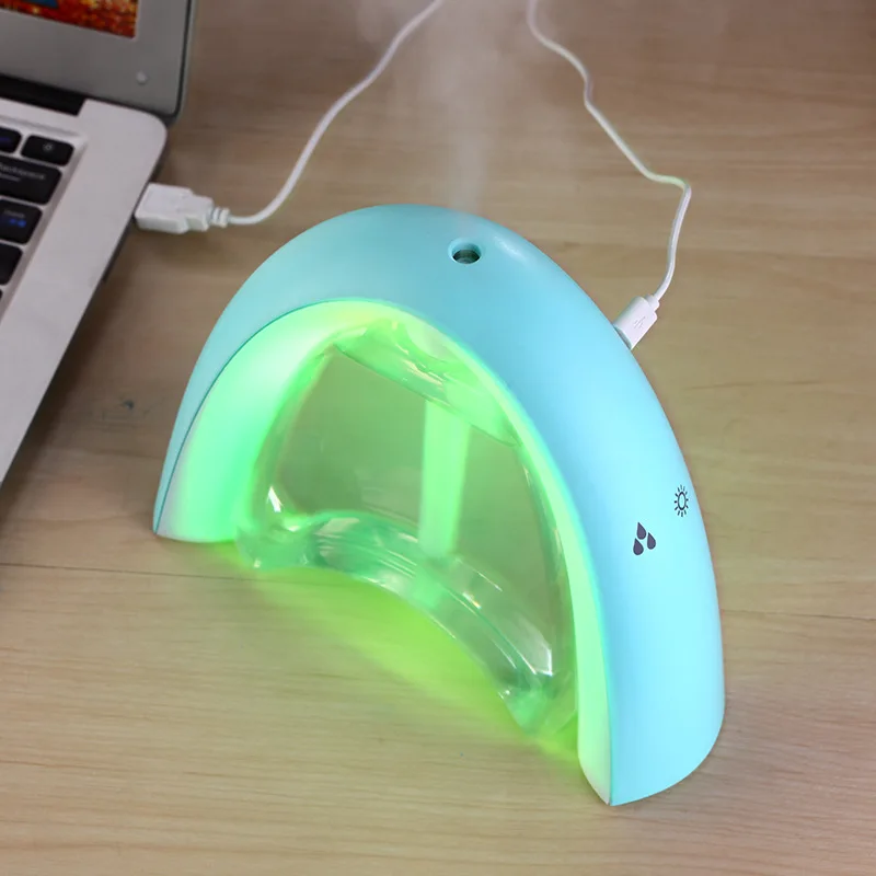

Rainbow USB Ultrasonic Air Humidifier Colorful LED Night Light Aroma Oil Diffuser For Home Office Message Board Air Humidifier