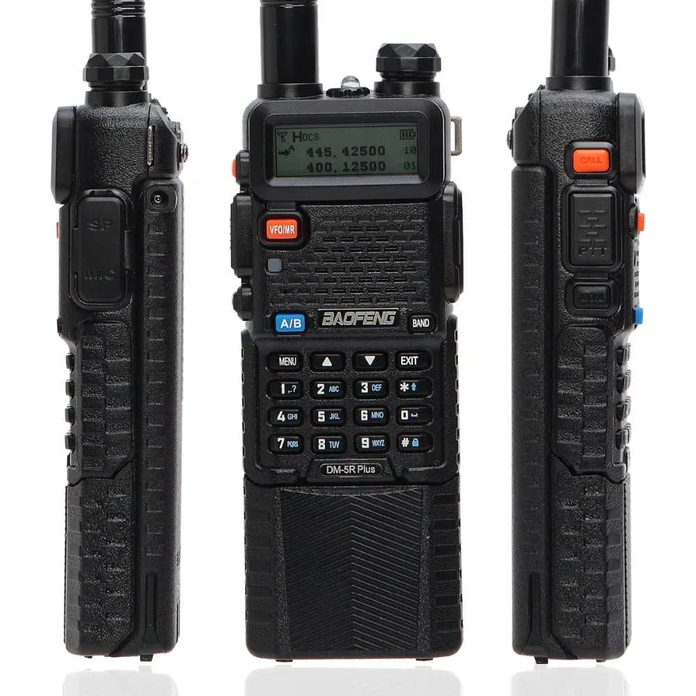 Портативная рация Baofeng DM 5R PLUS DMR Tier 1 и 2 цифровая аналоговая функция ретранслятора