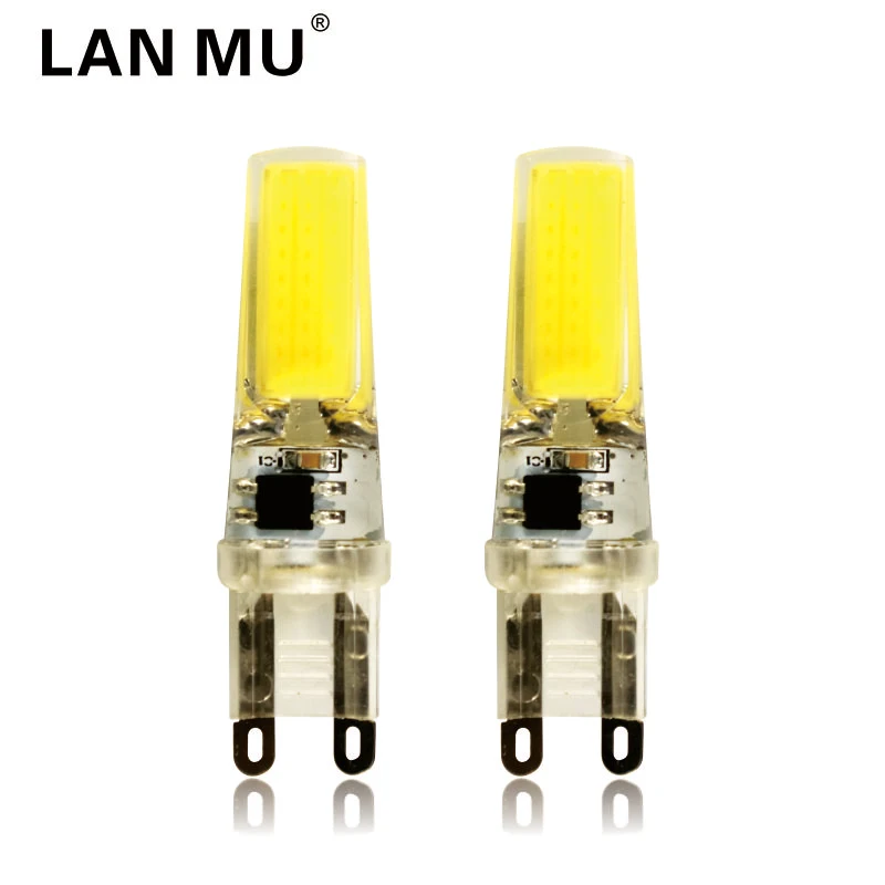 

LAN MU LED G9 COB Bulb 220V 9W High Power Lamp G9 led dimmable replace Halogen Spotlight Light 230V 240V Lampada Led G9 Lights