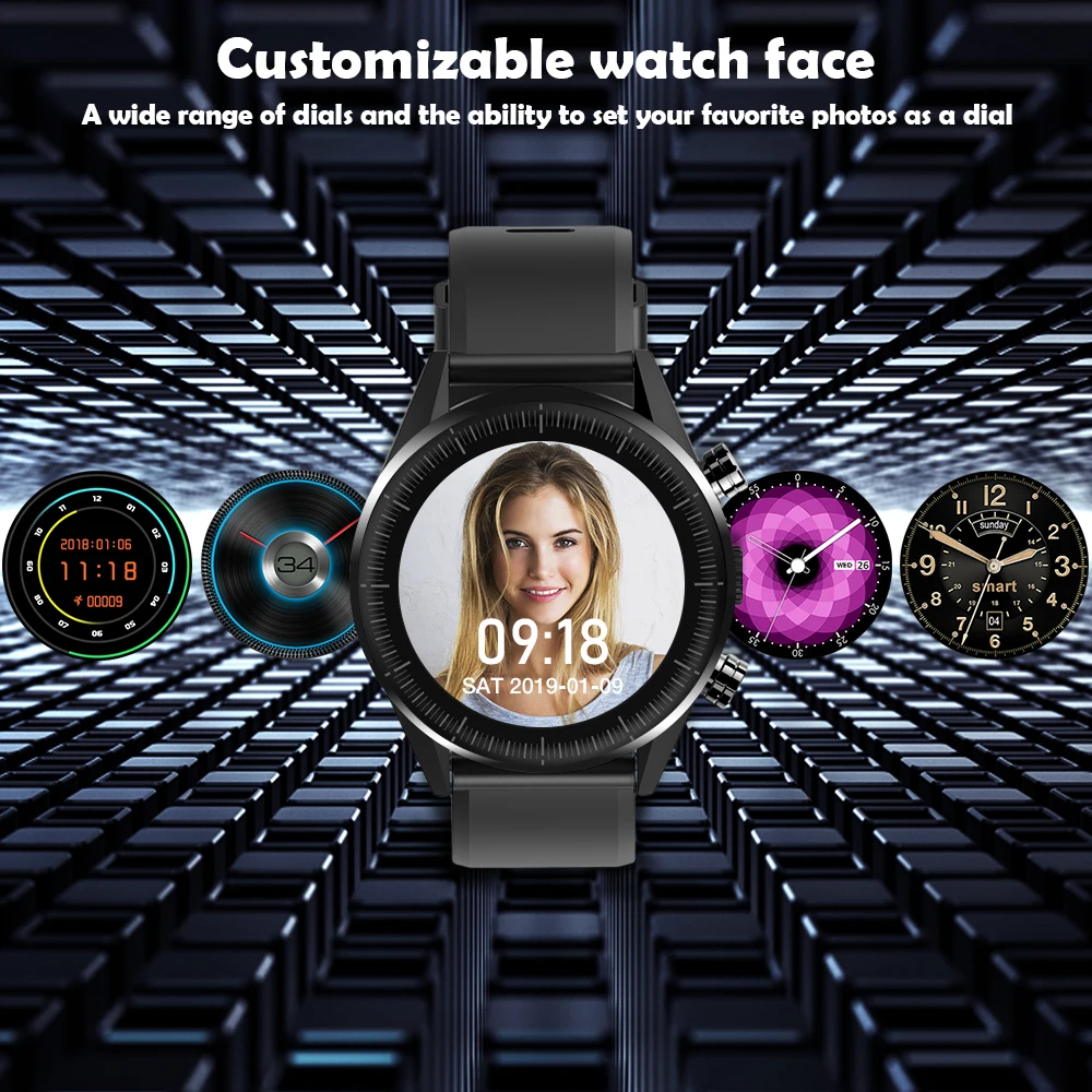 LEMDIOE 4G Smartwatch для IOS Android Smart Bluetooth часы Для мужчин женщин IP67 Водонепроницаемый gps 1 39