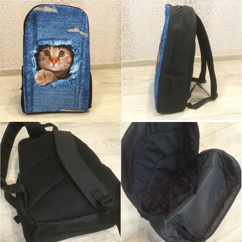 Padrão Animal Homens Definir Bagpack Crianças Bookbags