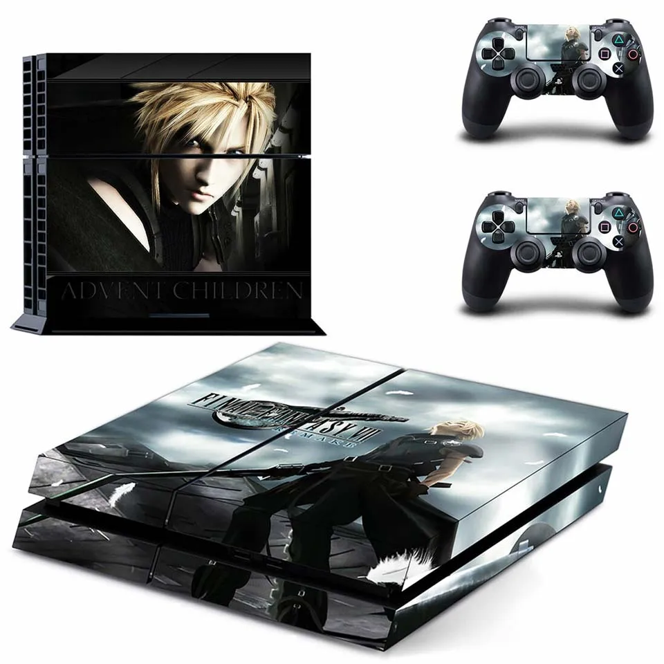 

PS4 Skin Sticker Final Fantasy Style Vinyl Decals for Playstation 4 Console and for Dualshock 4 Controller
