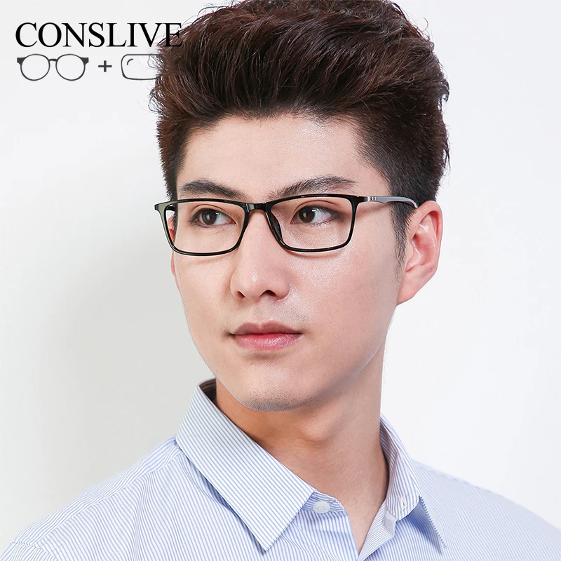 7g Carbon Fiber Glass Frame Men Ultralight Prescription Glasses Men Black Sqaure Eyeglasses with Lens Unisex Optical Spectacles